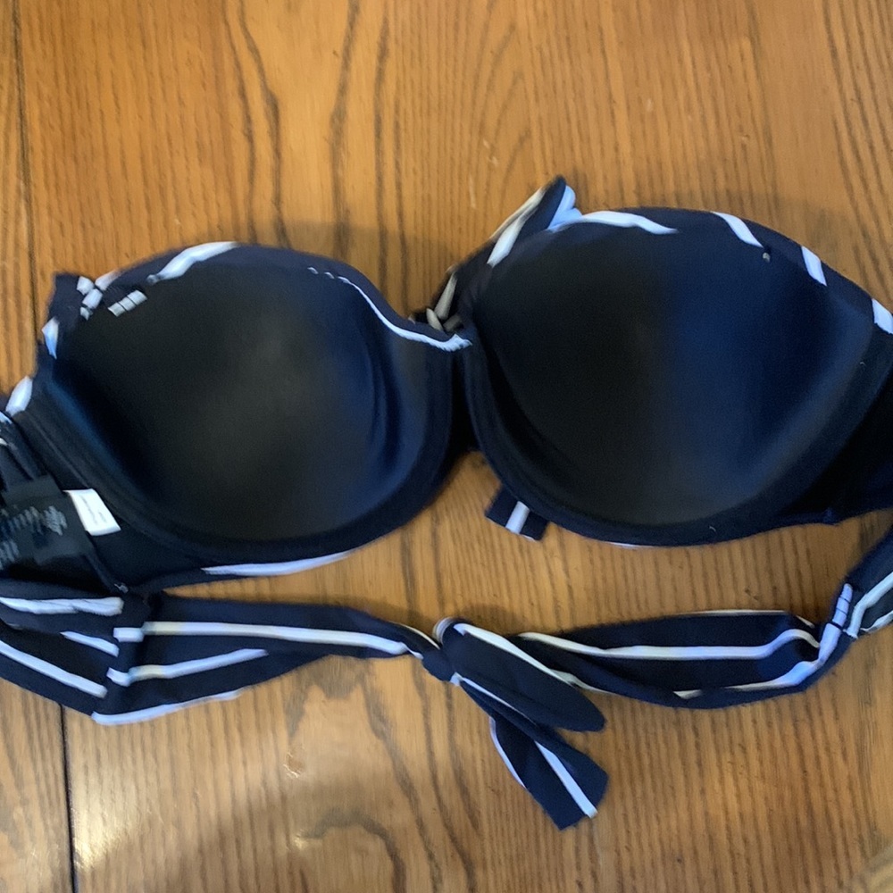 NWT Coco Reef Serenity Stripe Underwire Bikini Top Bra Size 36/38C - Picture 7 of 7
